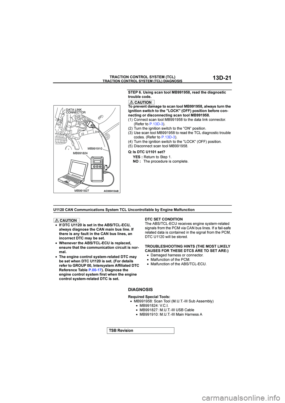 MITSUBISHI GALANT 2004  Workshop Manual 


"$%&&()



	&)+-*),((1"888 9.$*2,<$2&*+)(,&-
,.(/01$-(2$
CAUTION
(5.$%$),2*7*+$,(-*),((1"8