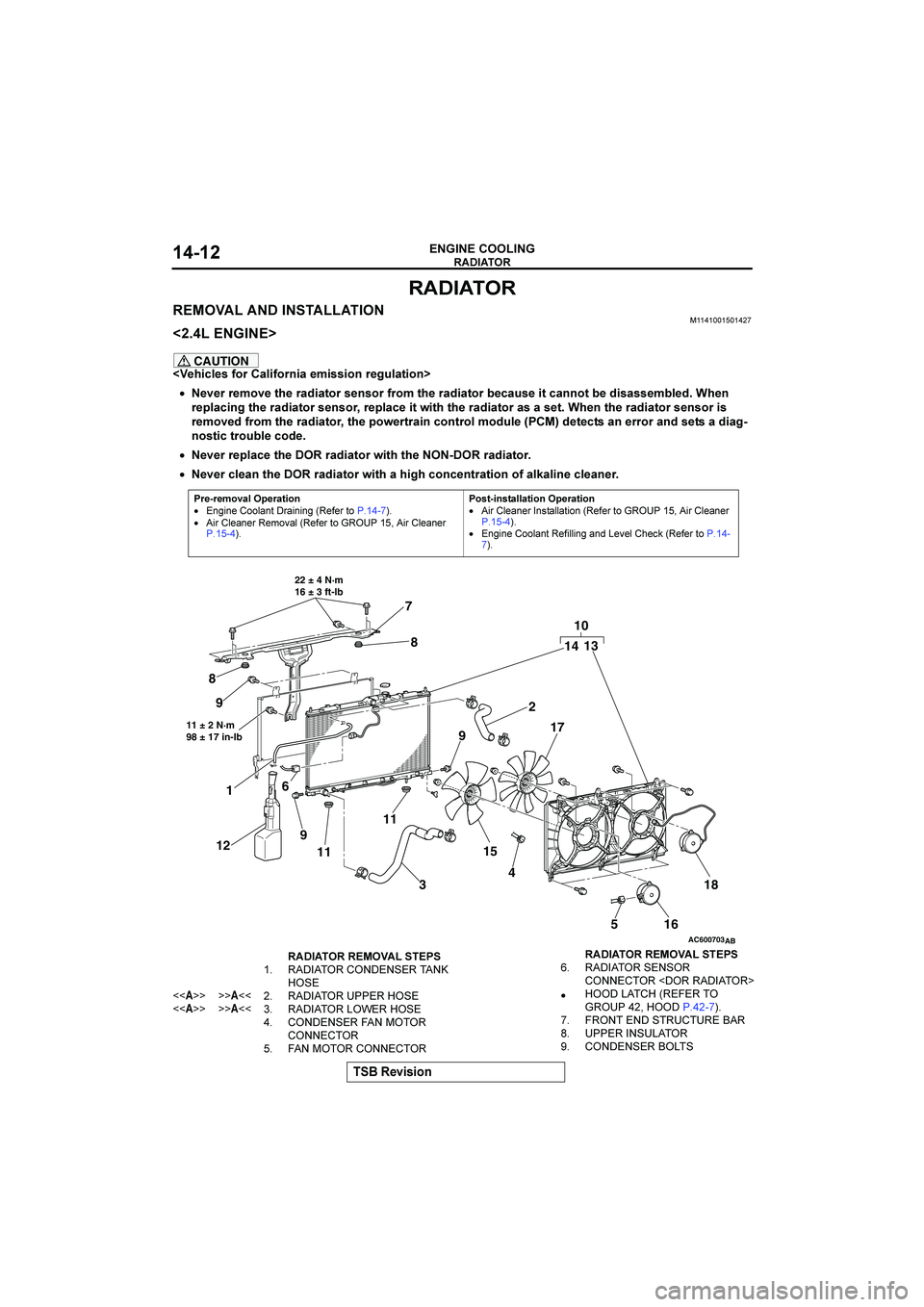 MITSUBISHI GALANT 2004  Workshop Manual 


 !"#"$%










�

A

B
CAUTION
A ,"-( #
.$/
)(".$/%")
 1"##"$%
/ 80()*"$%B
• ! /
/ 1$! 
*, 
/)5")*$/
# %#$/
./$1
*