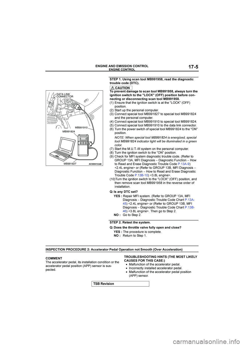 MITSUBISHI GALANT 2004  Workshop Manual 



 !"!#$






6
	

"!$7
"5-$
*##+
689
)-4
*(
4!-7$#"*!5

*)#/:+
5#4

CAUTION
#
1) $*
4-;-7
*#
"5-$
*##+
689
-+.-0"
*/)$
*(
