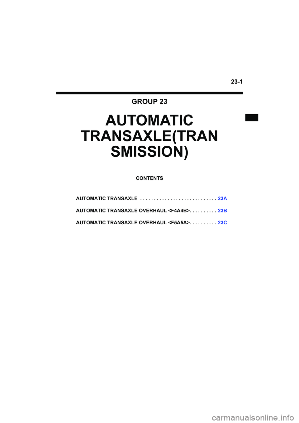 MITSUBISHI GALANT 2004  Workshop Manual 
	

	









	



	


	
	
