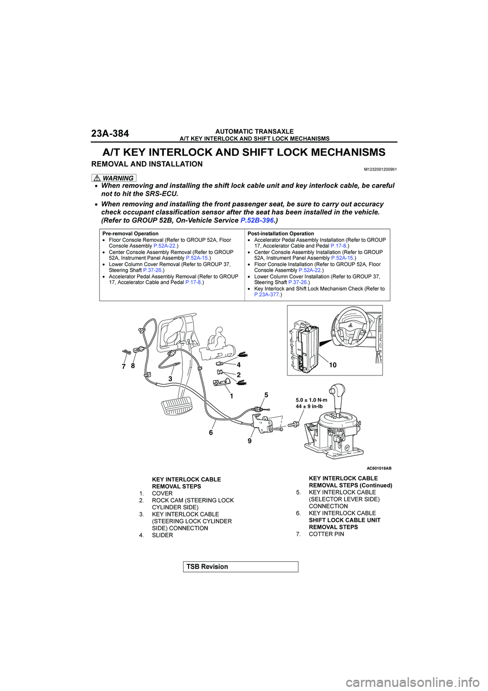 MITSUBISHI GALANT 2004  Workshop Manual 
#
	#
	#

$&()(*+


	

!

#
	#
	#
	

	�
WARNING
•
(	
