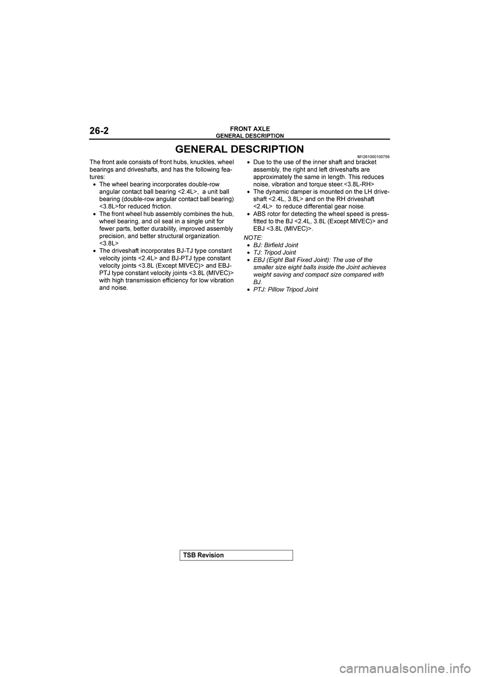 MITSUBISHI GALANT 2004  Workshop Manual 


#$%&%(





�
 /#$)*+( ,$)//#$)";<=$",=( <>  (
; *#$%*$!!#- */)<*$!*) /((>$%/ *

)"# 

