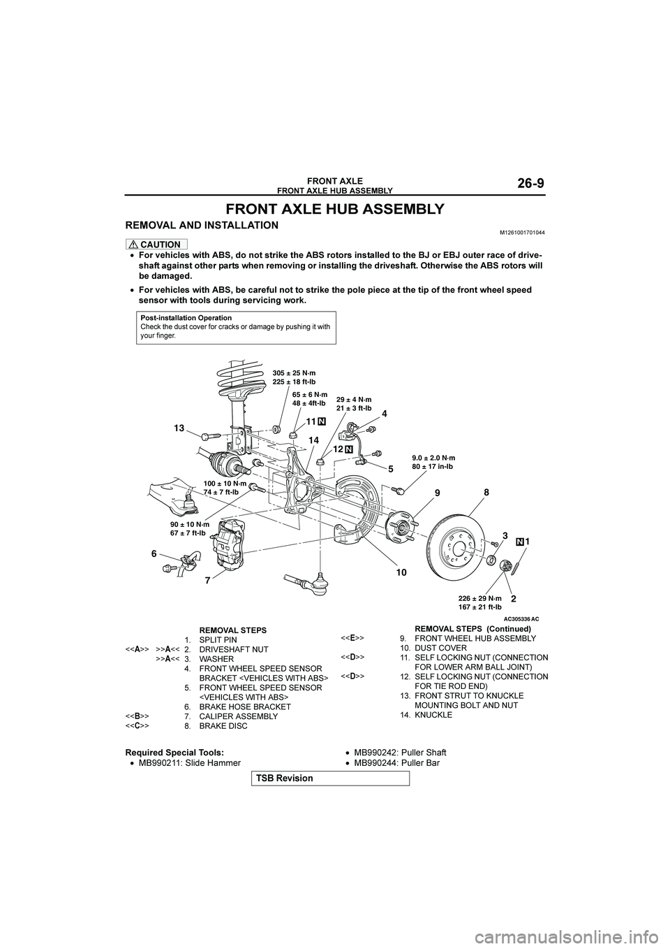 MITSUBISHI GALANT 2004  Workshop Manual 
	
#$%&%(

 

	



�	
CAUTION
•-$#0%41#&6%20@+(2&2-%5#20#-2-&%(&2311#+220#D-
