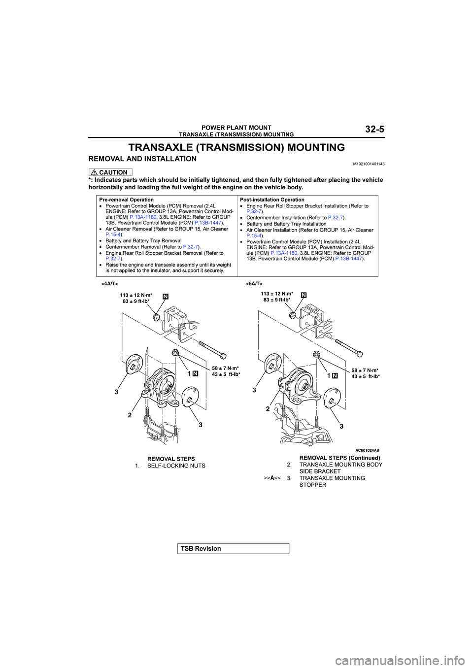 MITSUBISHI GALANT 2004  Workshop Manual 
	
"#$%$&



	

	

+�
CAUTION
,-.$/01"%2031%45$/5%5&67.8"$$1$07791$:51