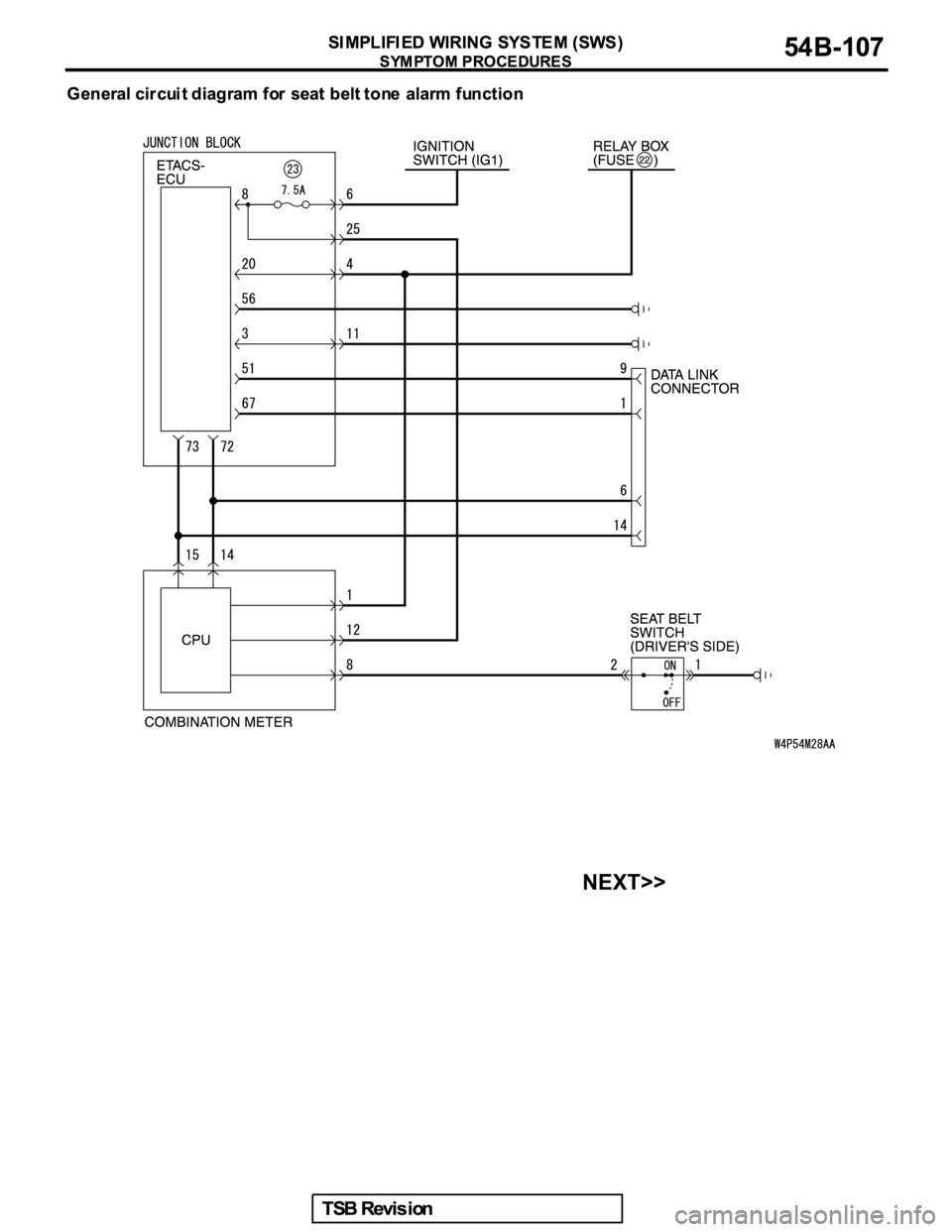 MITSUBISHI GALANT 2005  Service Repair Manual NEXT>> 