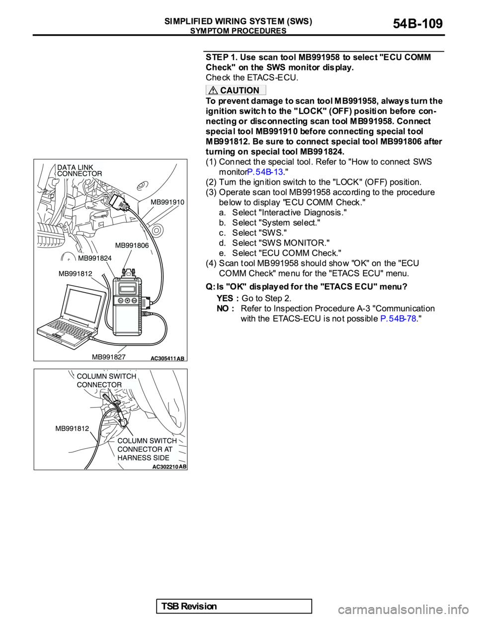 MITSUBISHI GALANT 2005  Service Repair Manual 