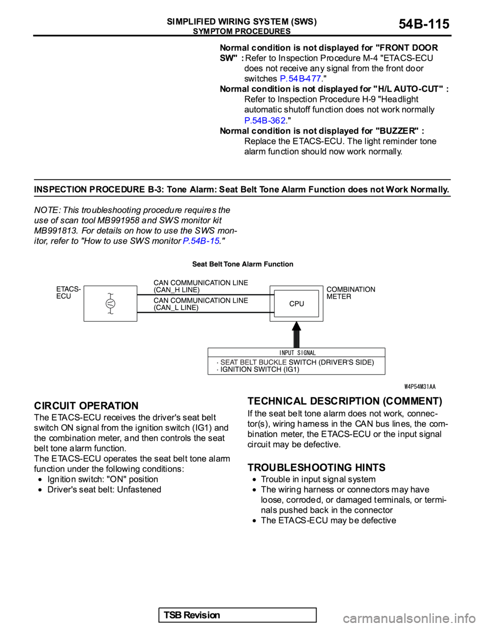 MITSUBISHI GALANT 2005  Service Repair Manual 