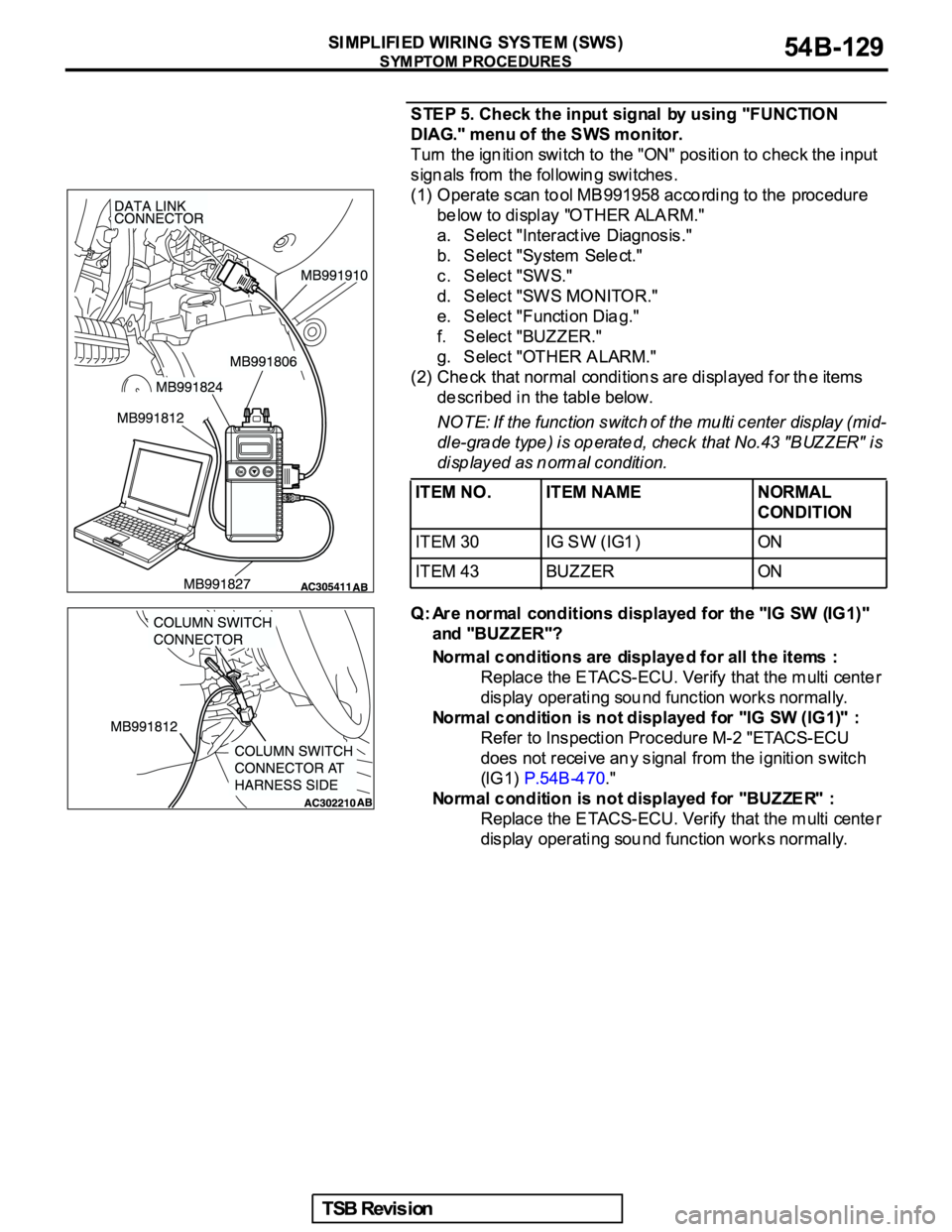 MITSUBISHI GALANT 2005  Service Repair Manual 