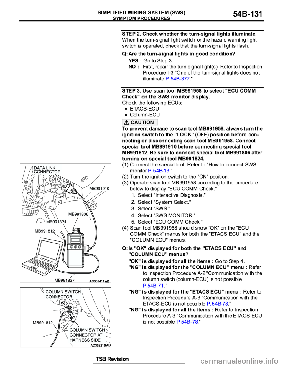 MITSUBISHI GALANT 2005  Service Repair Manual 