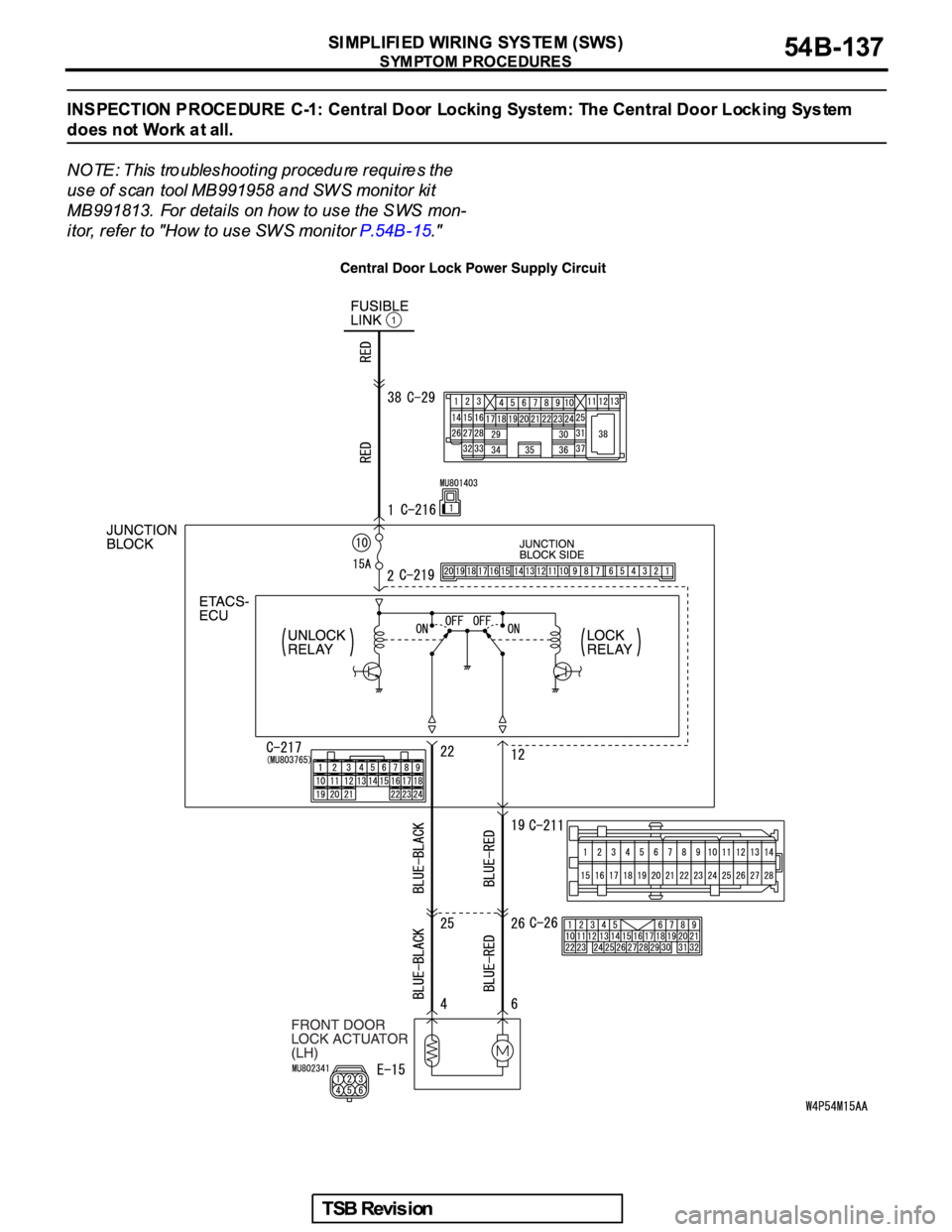MITSUBISHI GALANT 2005  Service Repair Manual 