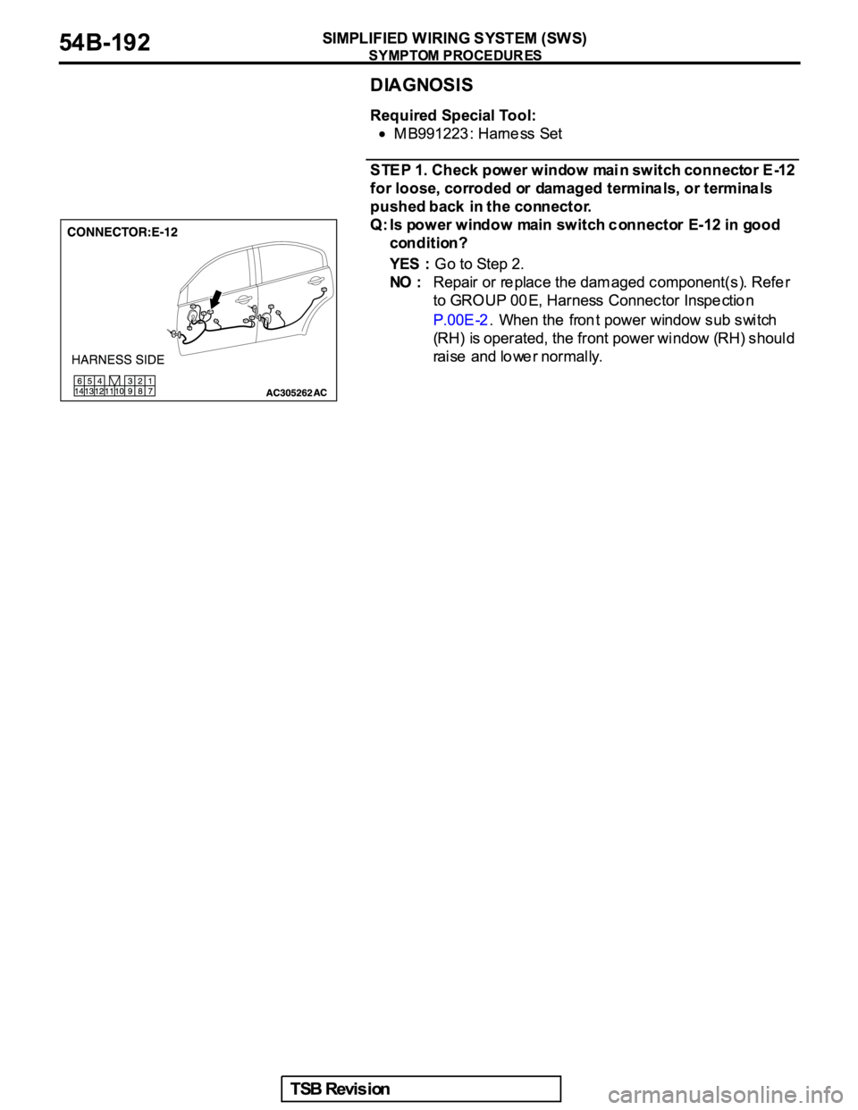 MITSUBISHI GALANT 2005 Service Repair Manual MITSUBISHI GALANT 2005 Service Repair Manual