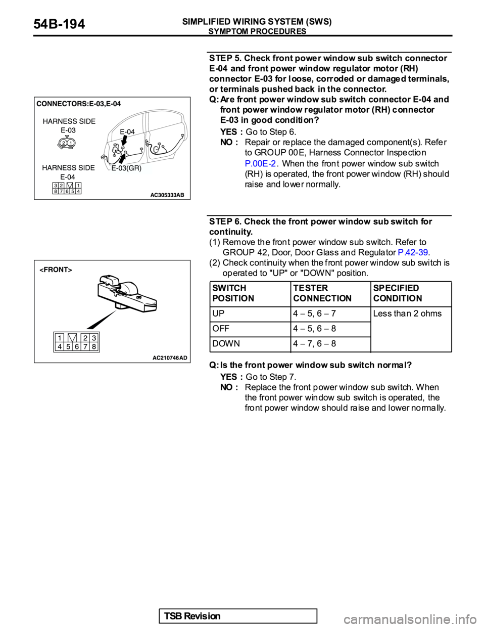 MITSUBISHI GALANT 2005 Service Repair Manual MITSUBISHI GALANT 2005 Service Repair Manual