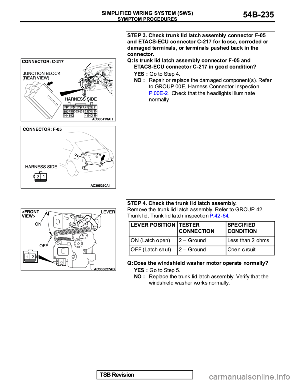 MITSUBISHI GALANT 2005 Service Repair Manual MITSUBISHI GALANT 2005 Service Repair Manual