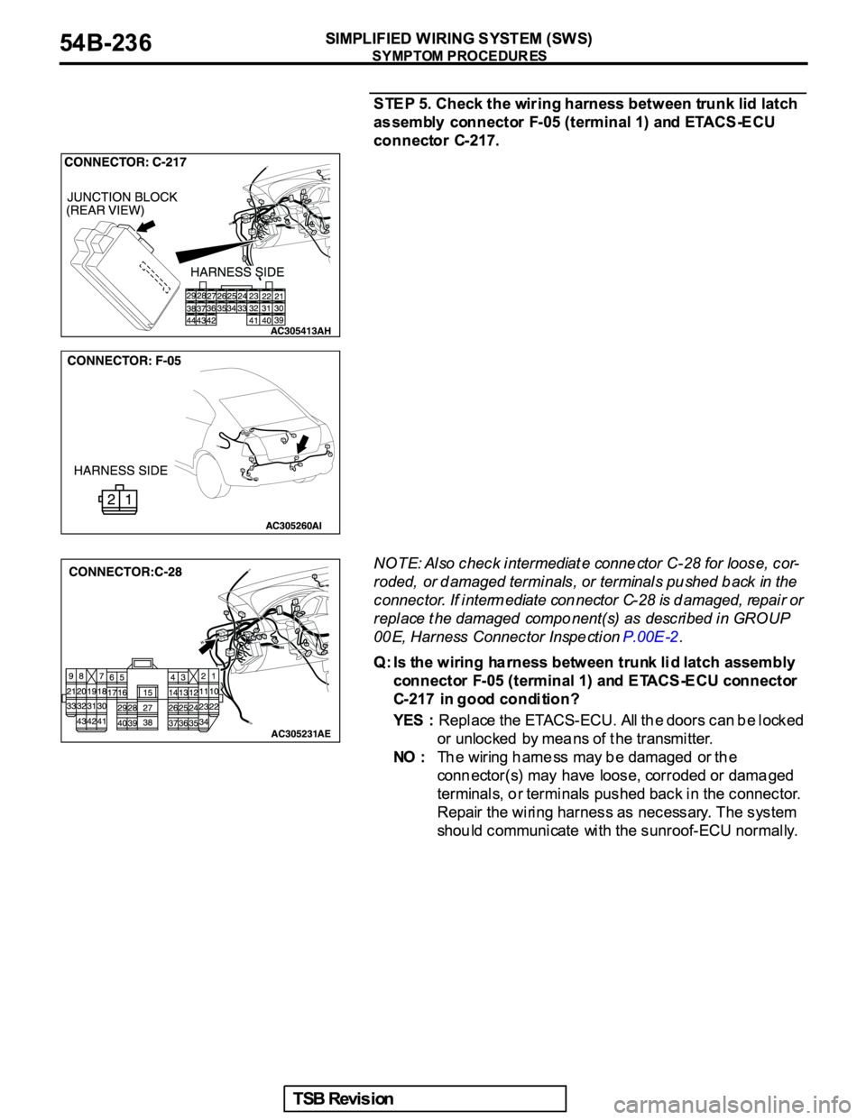 MITSUBISHI GALANT 2005 Service Repair Manual MITSUBISHI GALANT 2005 Service Repair Manual