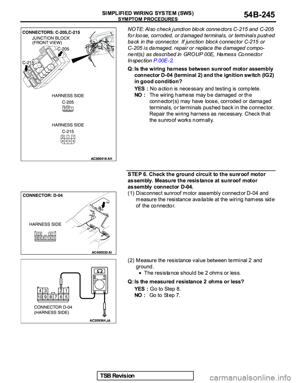 MITSUBISHI GALANT 2005 Service Repair Manual MITSUBISHI GALANT 2005 Service Repair Manual