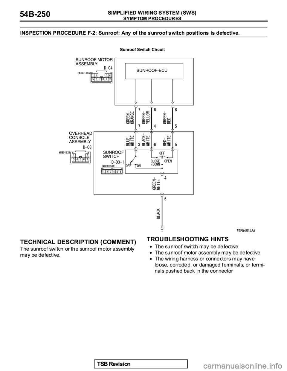 MITSUBISHI GALANT 2005 Service Repair Manual MITSUBISHI GALANT 2005 Service Repair Manual