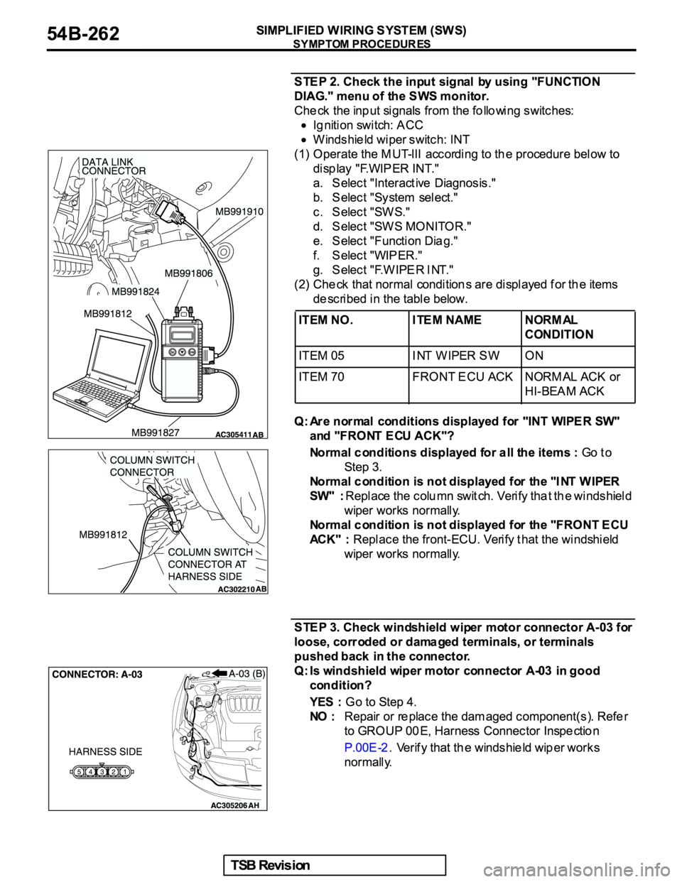 MITSUBISHI GALANT 2005 Service Repair Manual MITSUBISHI GALANT 2005 Service Repair Manual