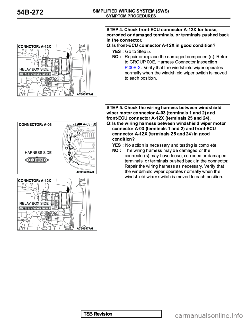 MITSUBISHI GALANT 2005  Service Repair Manual 