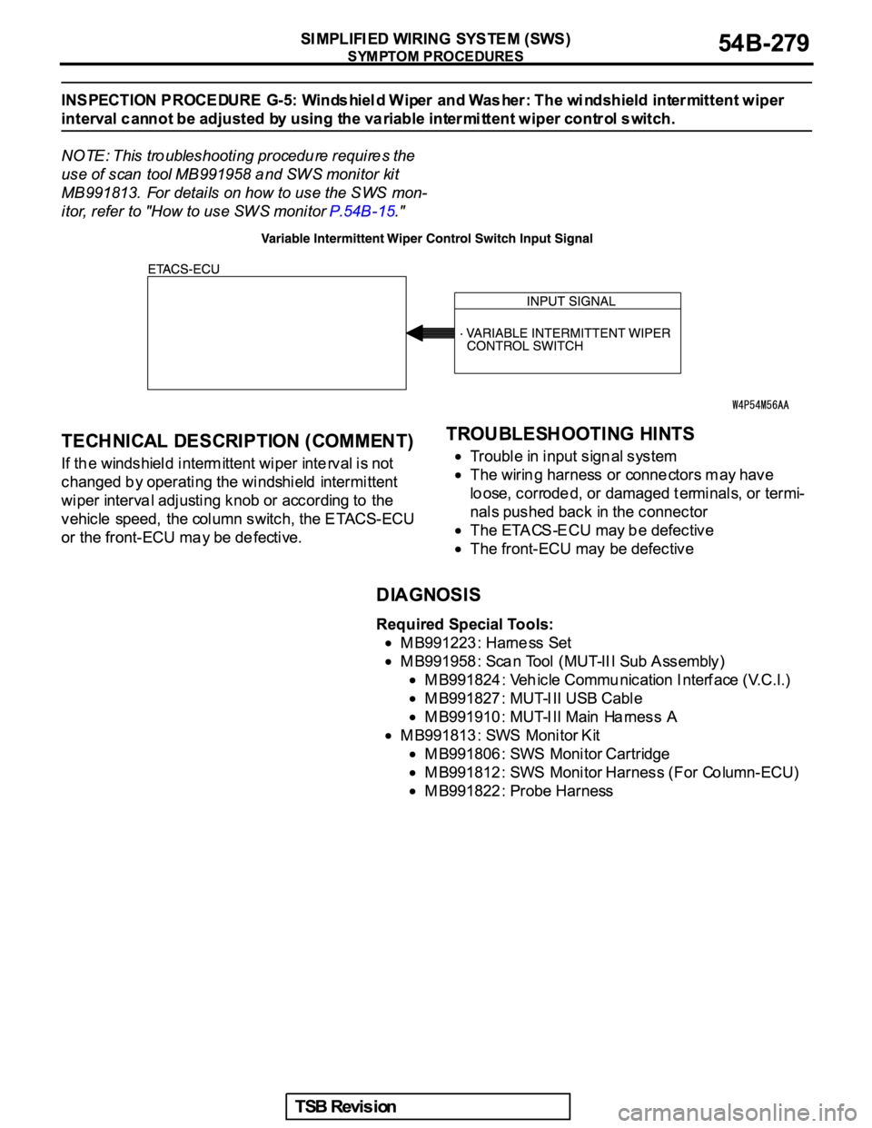 MITSUBISHI GALANT 2005  Service Repair Manual 