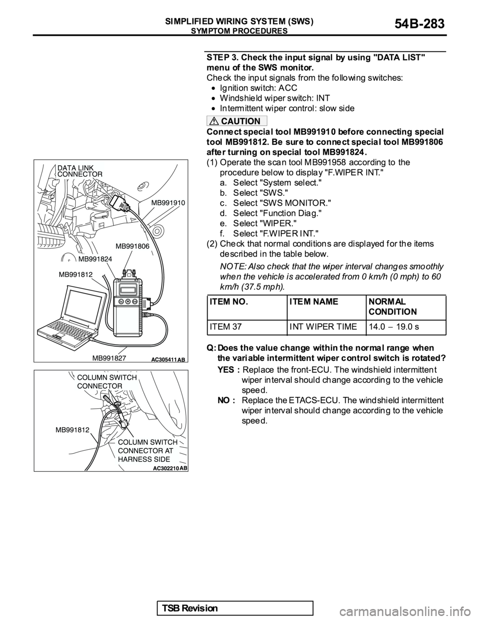 MITSUBISHI GALANT 2005  Service Repair Manual 