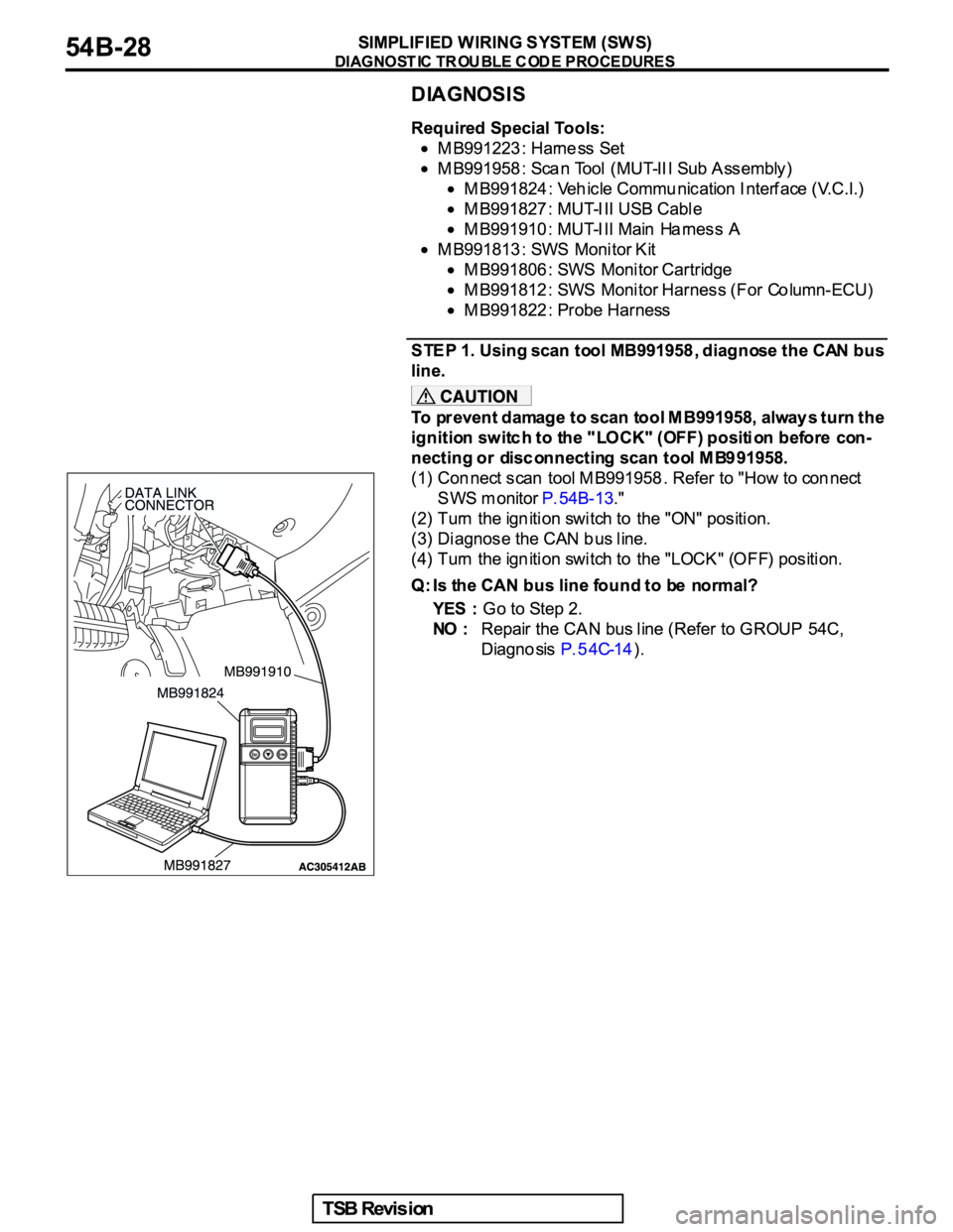 MITSUBISHI GALANT 2005  Service Owners Manual 