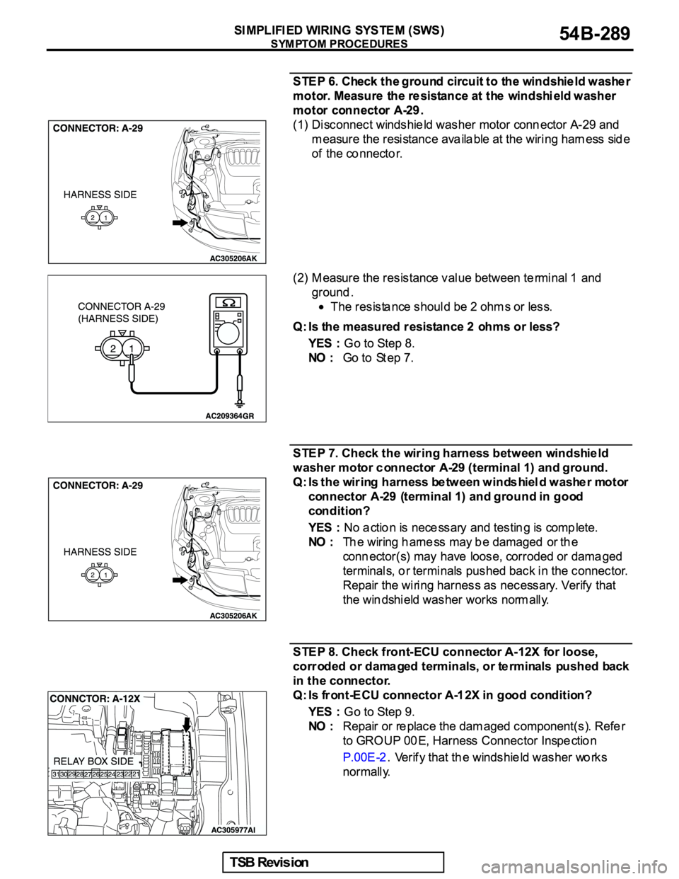 MITSUBISHI GALANT 2005  Service Repair Manual 