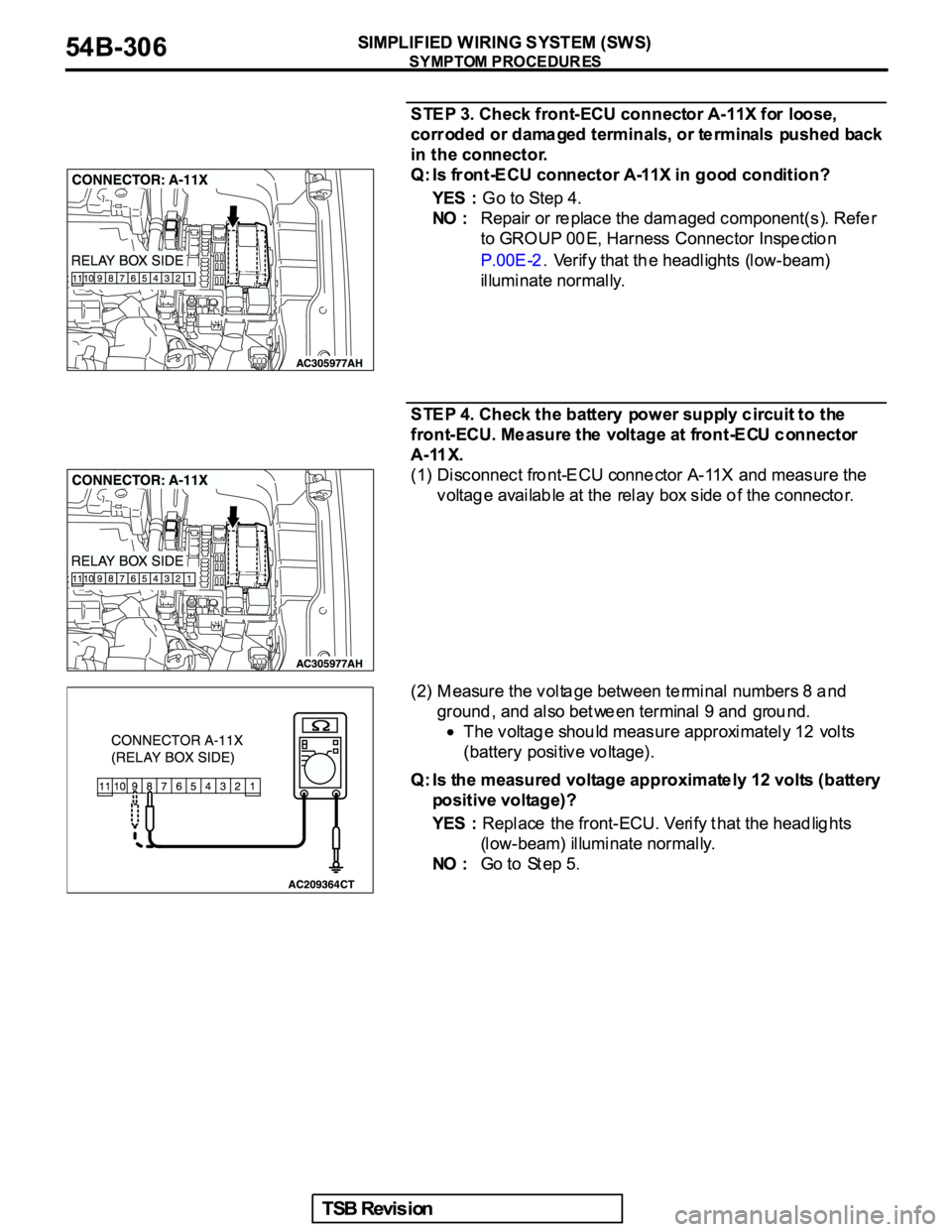 MITSUBISHI GALANT 2005  Service Repair Manual 