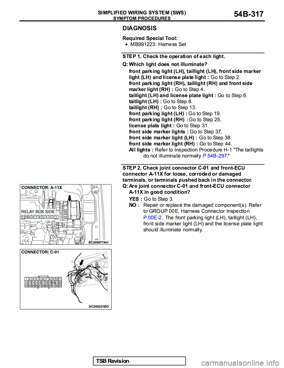 MITSUBISHI GALANT 2005  Service Repair Manual 