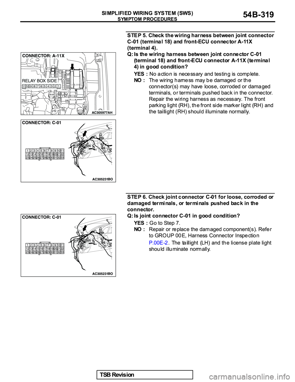 MITSUBISHI GALANT 2005  Service Repair Manual 