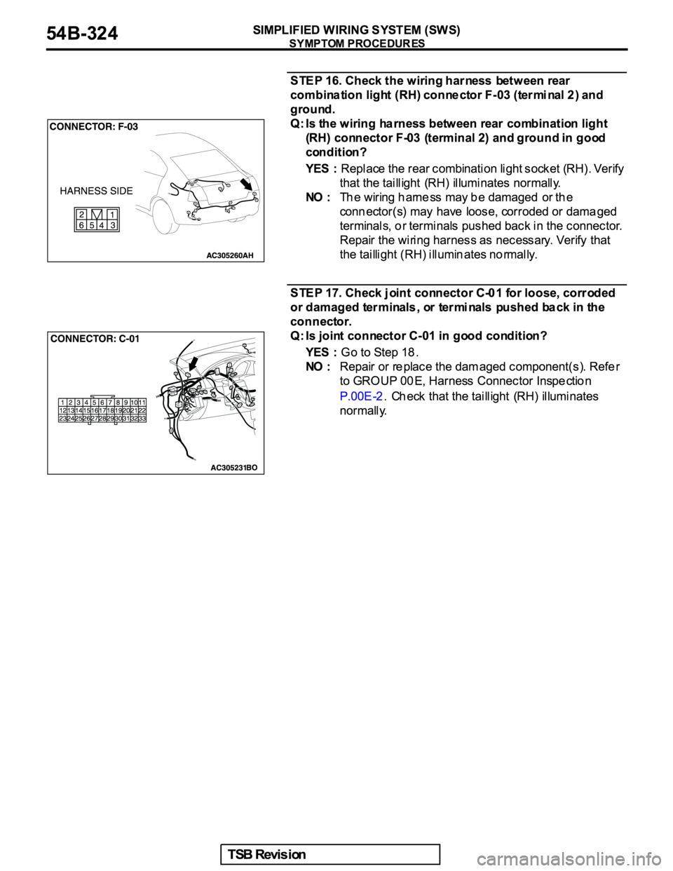 MITSUBISHI GALANT 2005  Service Repair Manual 