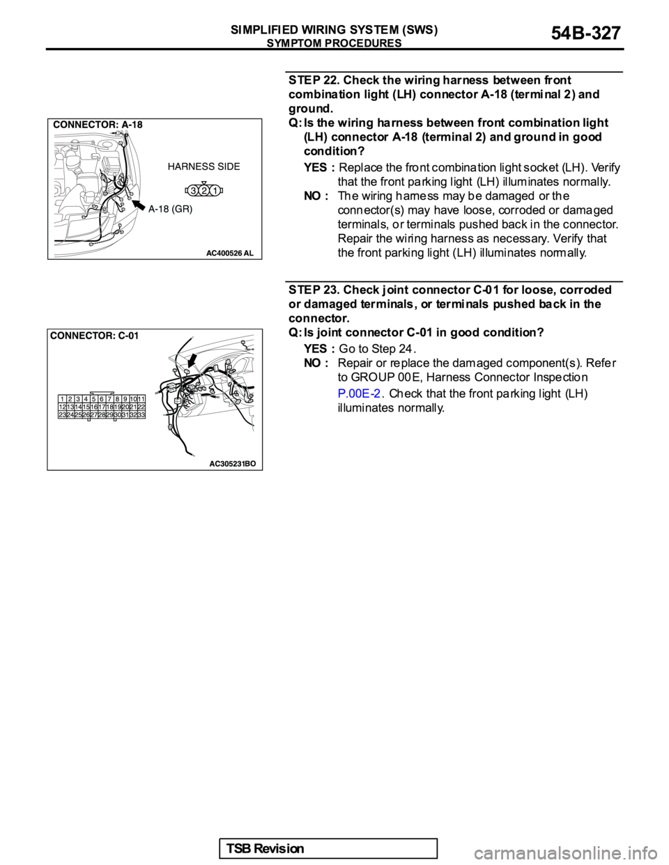 MITSUBISHI GALANT 2005  Service Repair Manual 