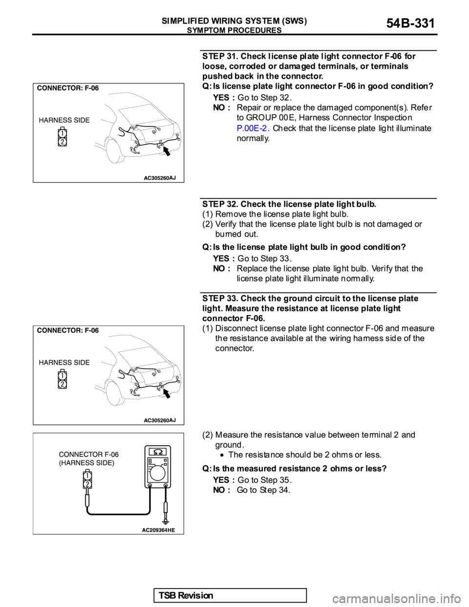 MITSUBISHI GALANT 2005  Service Repair Manual 