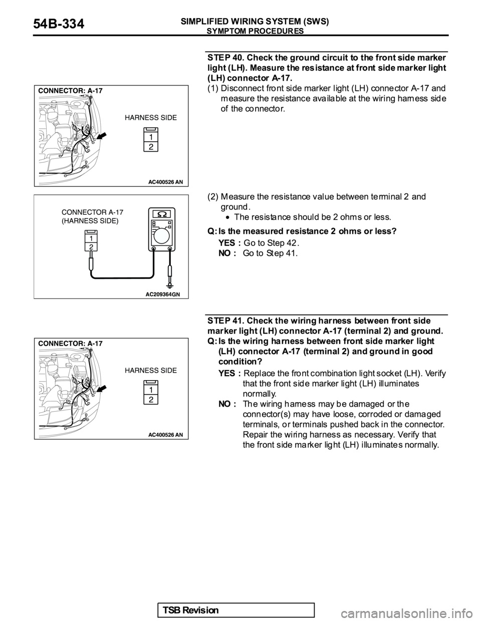 MITSUBISHI GALANT 2005  Service Repair Manual 