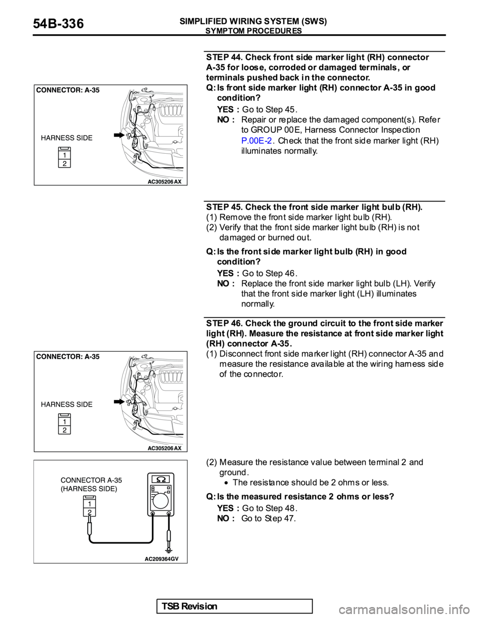 MITSUBISHI GALANT 2005  Service Repair Manual 