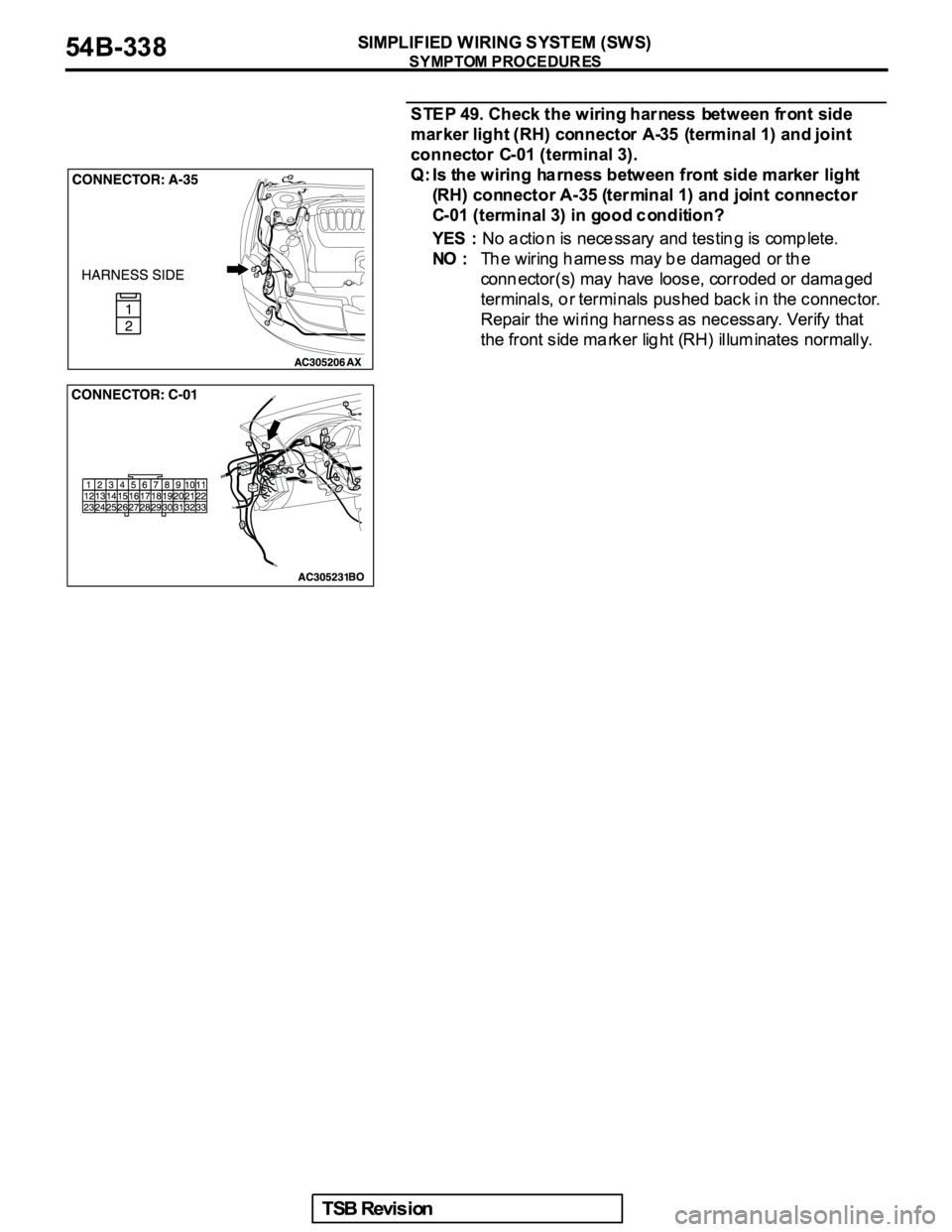 MITSUBISHI GALANT 2005  Service Repair Manual 