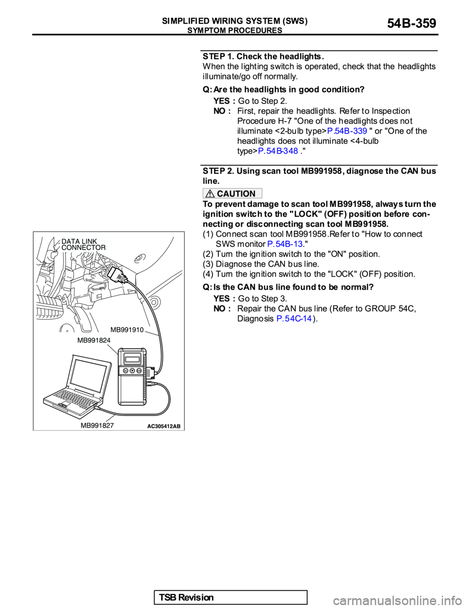 MITSUBISHI GALANT 2005  Service Repair Manual 