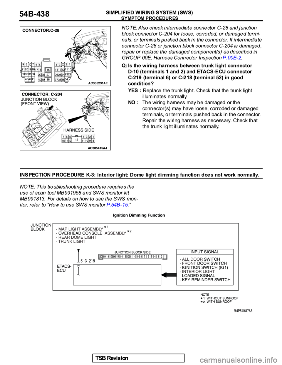 MITSUBISHI GALANT 2005 Service Repair Manual MITSUBISHI GALANT 2005 Service Repair Manual