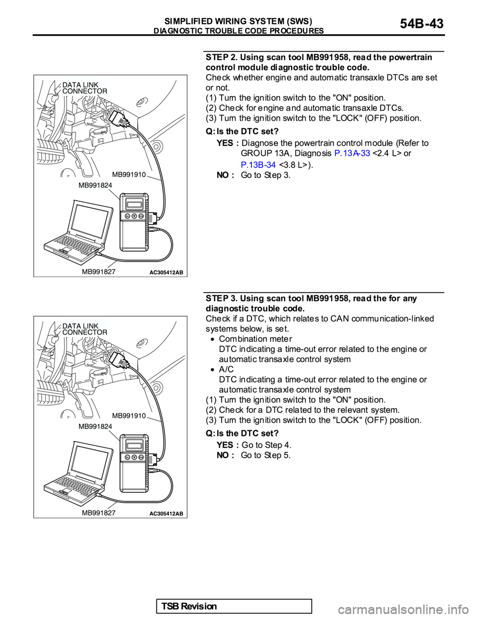 MITSUBISHI GALANT 2005  Service Service Manual 