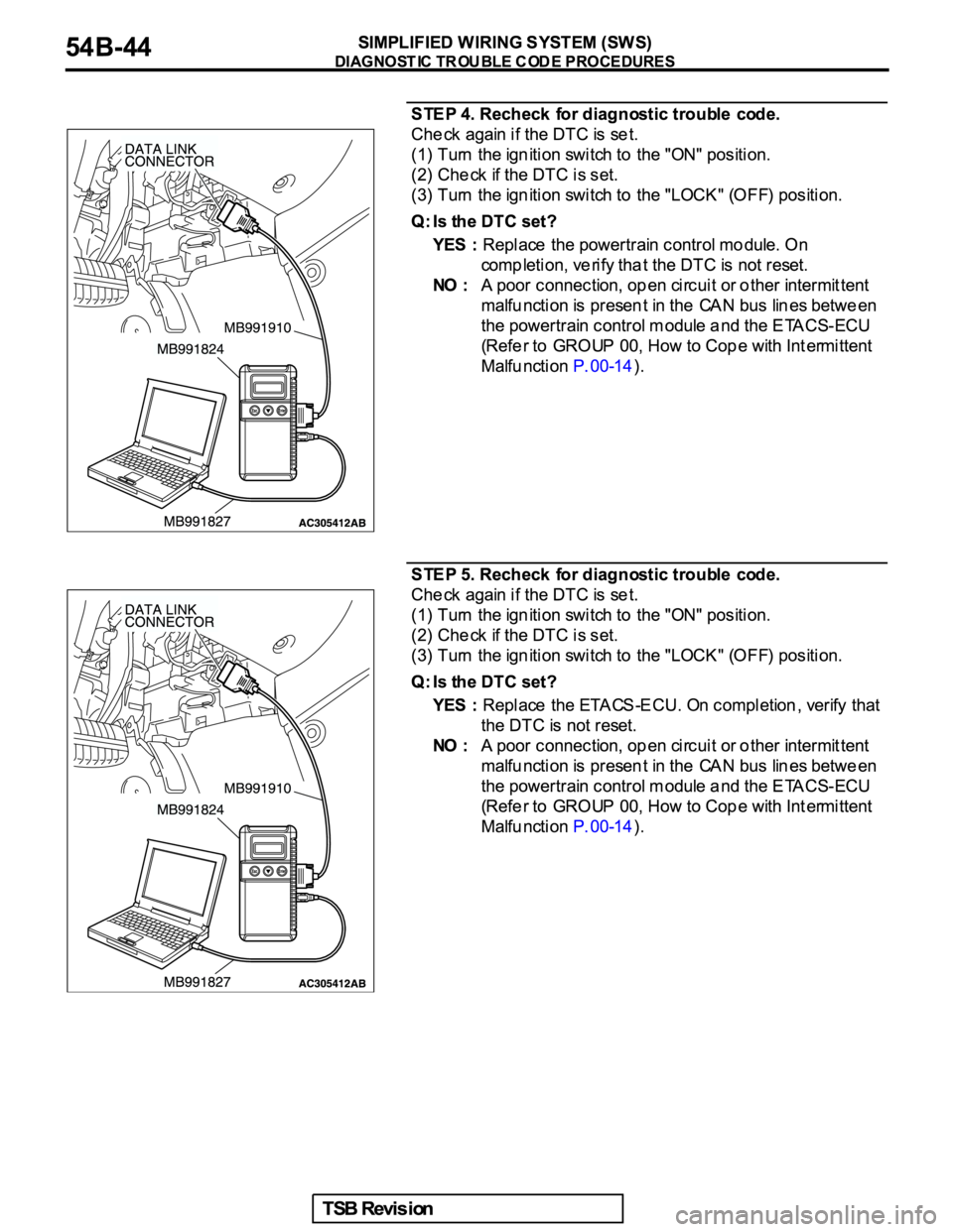 MITSUBISHI GALANT 2005  Service Service Manual 