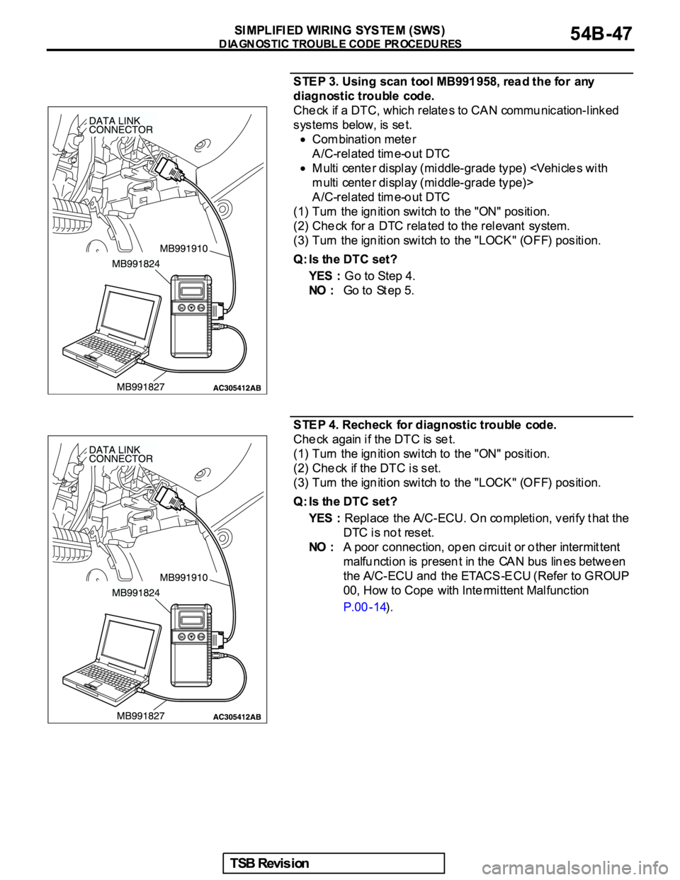 MITSUBISHI GALANT 2005  Service Service Manual 