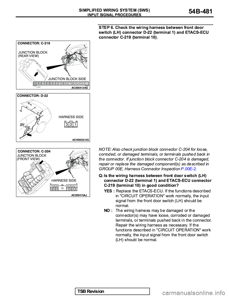 MITSUBISHI GALANT 2005 Service Repair Manual MITSUBISHI GALANT 2005 Service Repair Manual