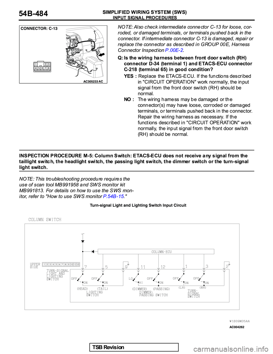 MITSUBISHI GALANT 2005 Service Repair Manual MITSUBISHI GALANT 2005 Service Repair Manual