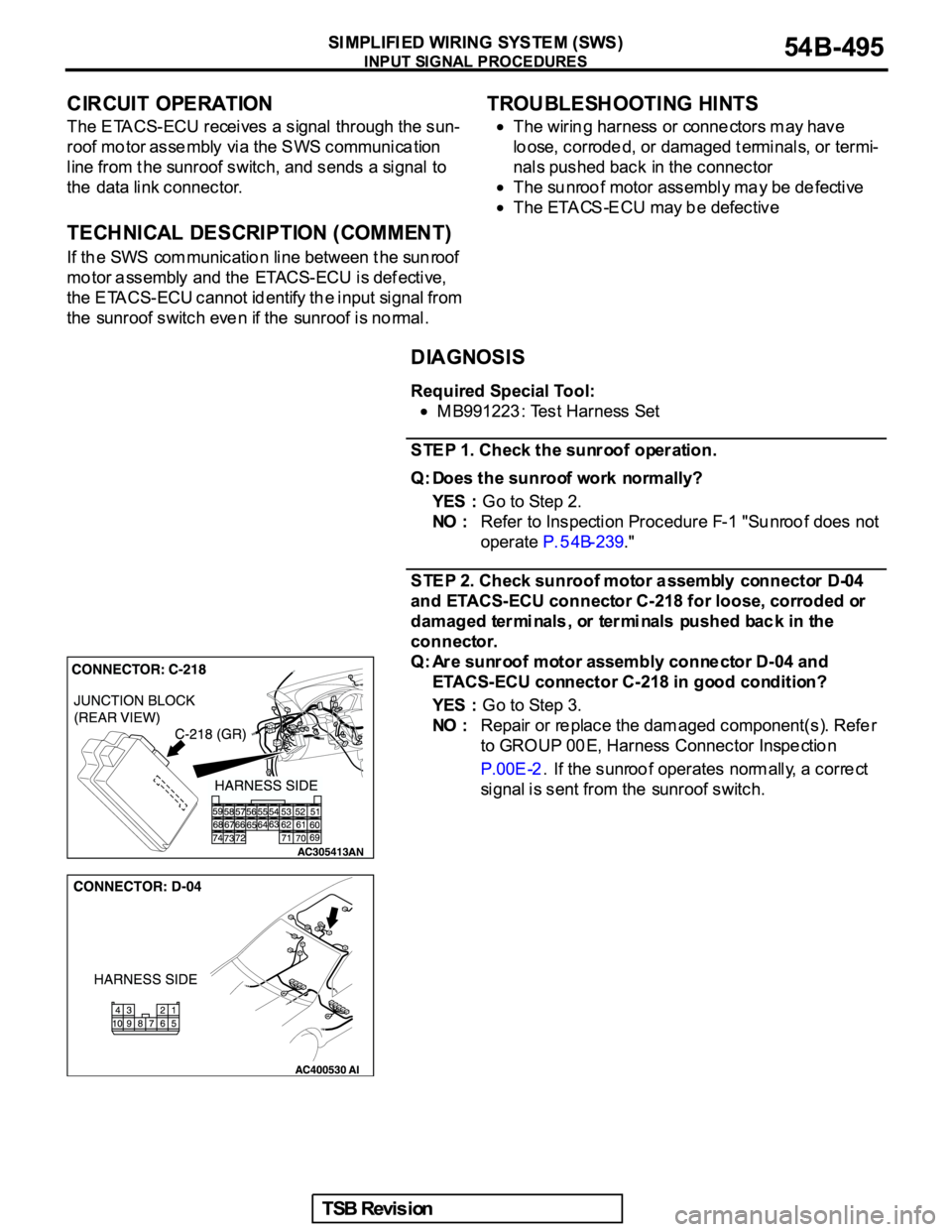 MITSUBISHI GALANT 2005 Service Repair Manual MITSUBISHI GALANT 2005 Service Repair Manual