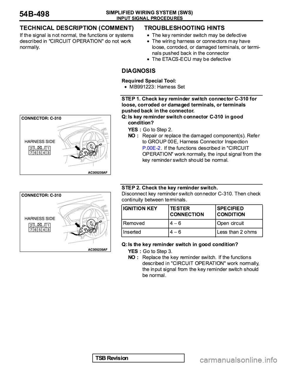MITSUBISHI GALANT 2005 Service Repair Manual MITSUBISHI GALANT 2005 Service Repair Manual