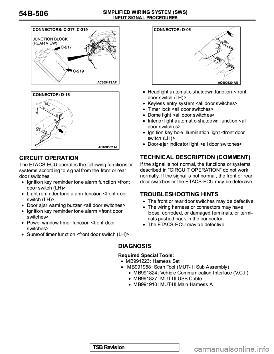 MITSUBISHI GALANT 2005 Service Repair Manual MITSUBISHI GALANT 2005 Service Repair Manual