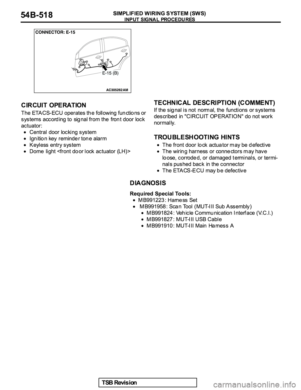 MITSUBISHI GALANT 2005 Service Repair Manual MITSUBISHI GALANT 2005 Service Repair Manual