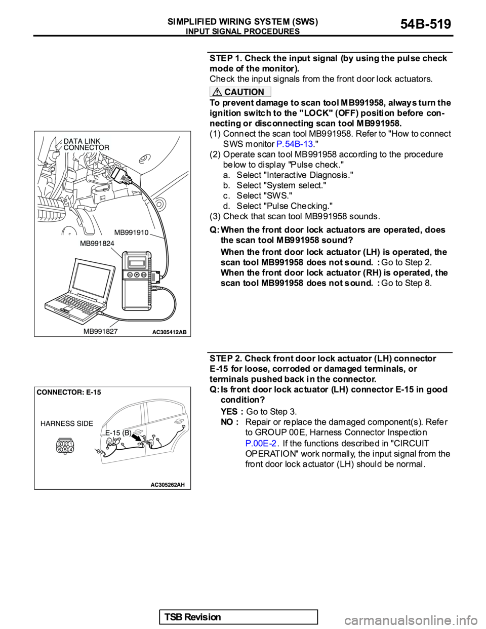 MITSUBISHI GALANT 2005 Service Repair Manual MITSUBISHI GALANT 2005 Service Repair Manual