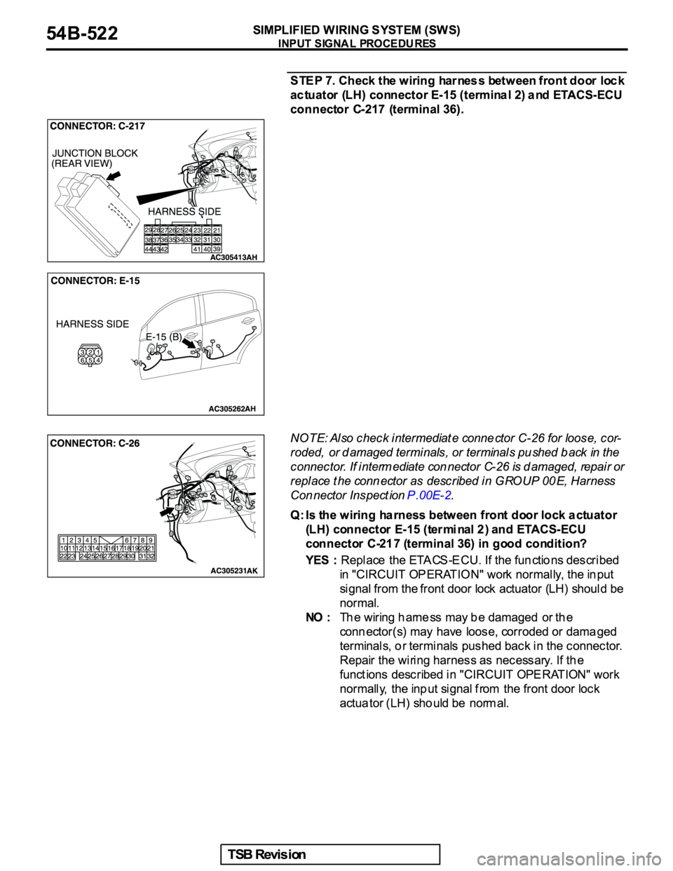 MITSUBISHI GALANT 2005 Service Repair Manual MITSUBISHI GALANT 2005 Service Repair Manual
