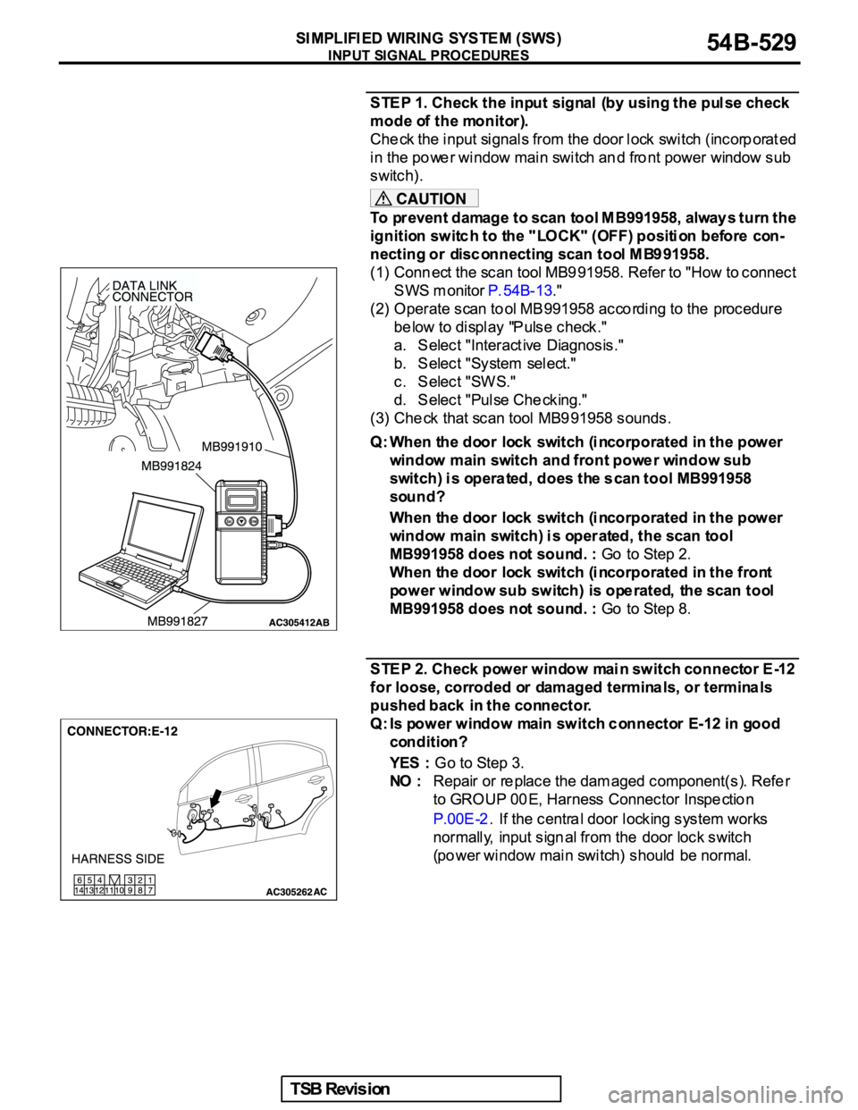 MITSUBISHI GALANT 2005 Service Repair Manual MITSUBISHI GALANT 2005 Service Repair Manual