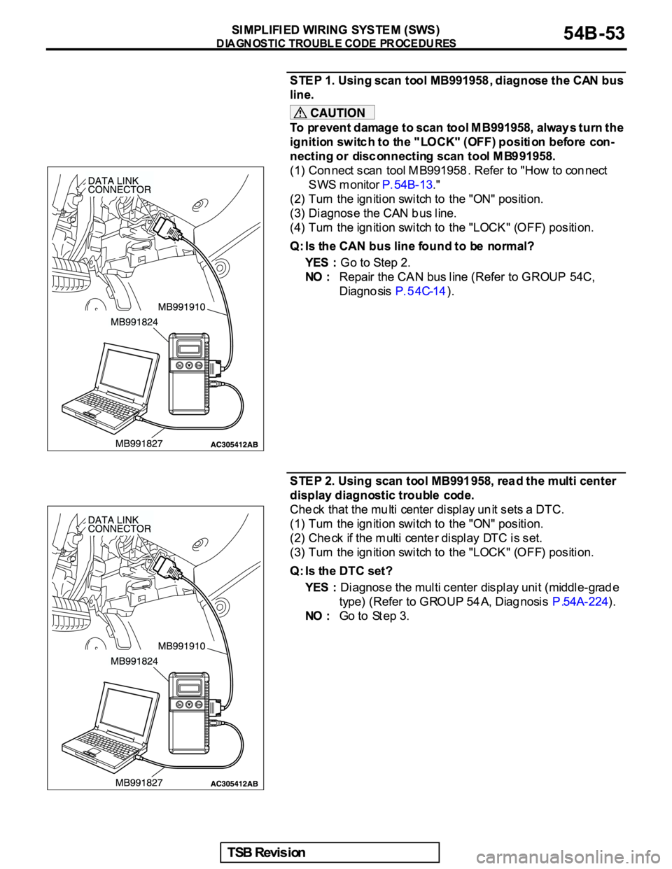 MITSUBISHI GALANT 2005  Service Workshop Manual 